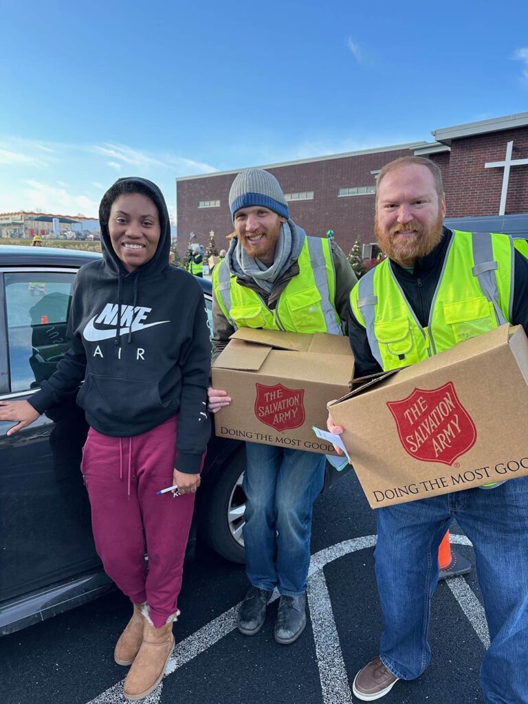 Salvation Army volunteers